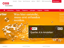 Tablet Screenshot of oebb-immobilien.at